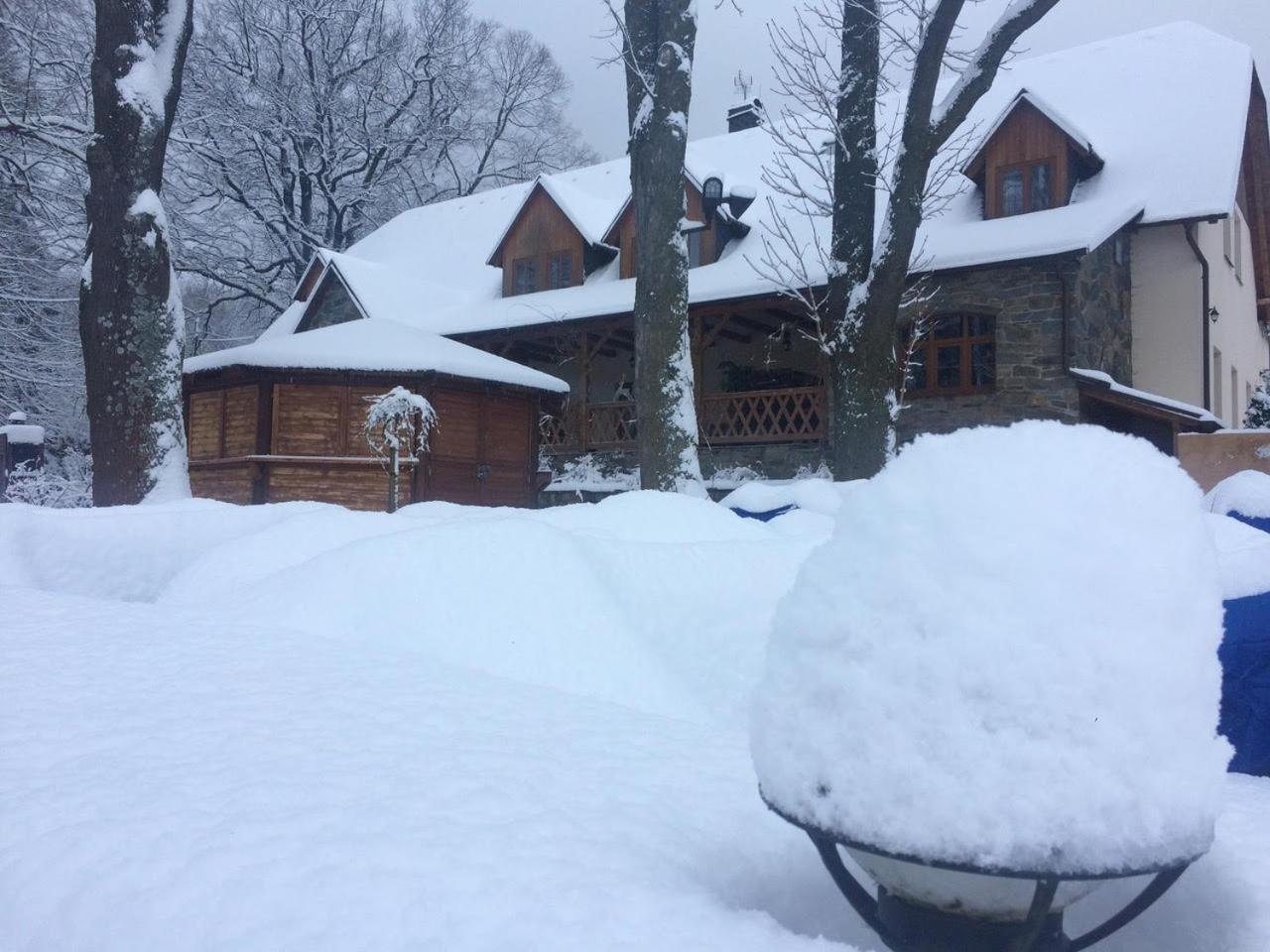 Pension Restaurant Bobrovnik Lipova Lazne Εξωτερικό φωτογραφία